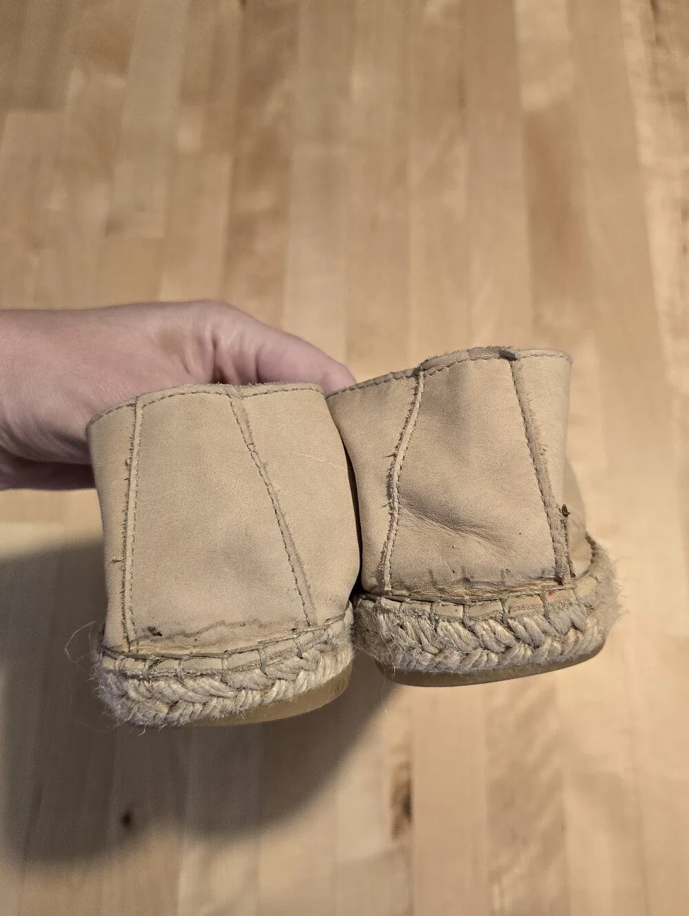 Free People Laurel Canyon Leather Espadrilles Size 40